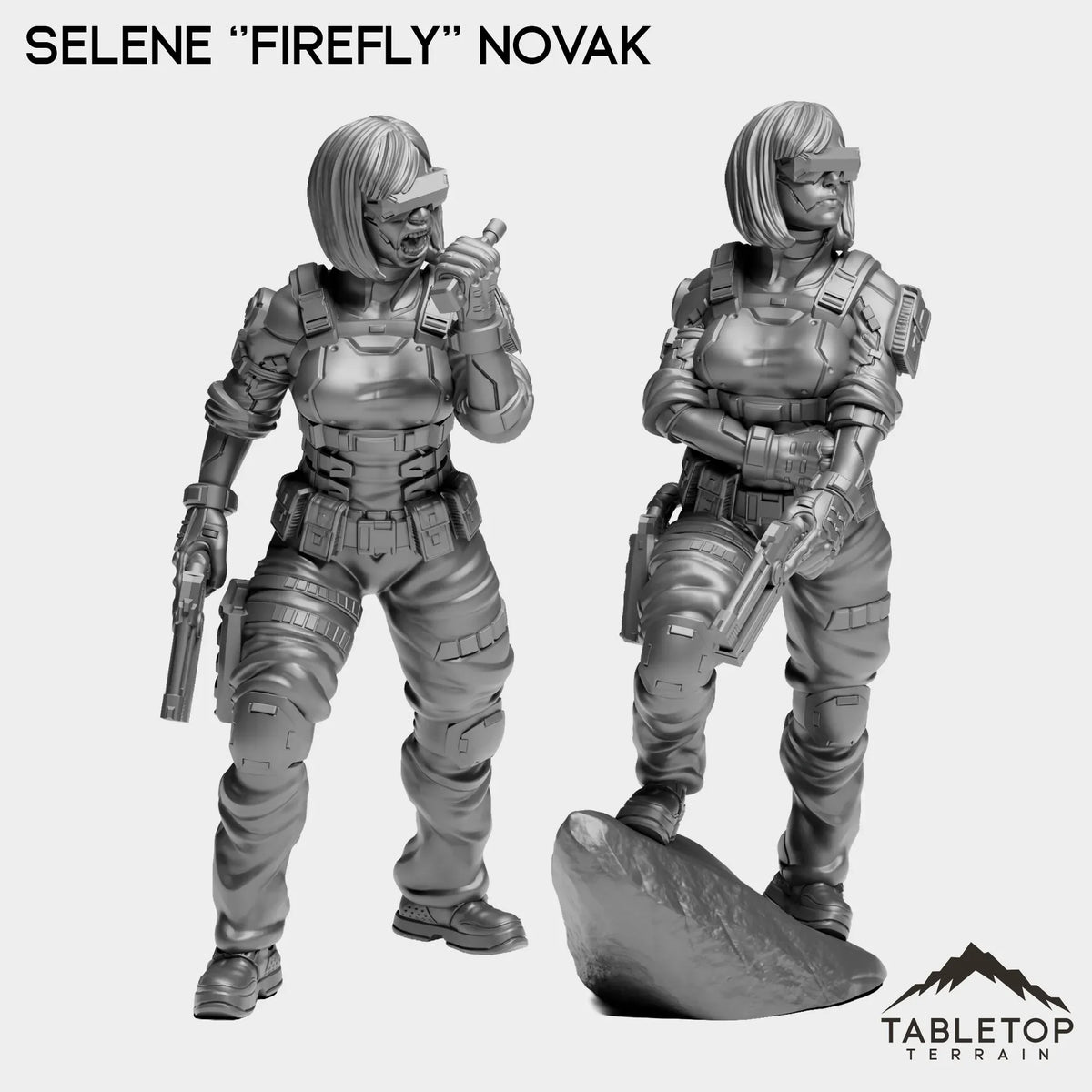 Tabletop Terrain Miniature Full Set Selene ''Firefly'' Novak