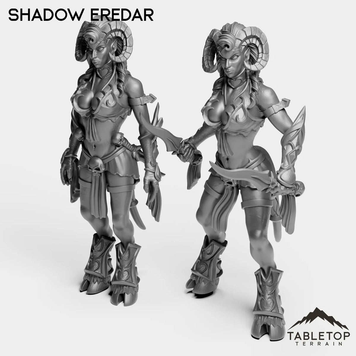 Tabletop Terrain Miniature Full Set Shadow Eredar