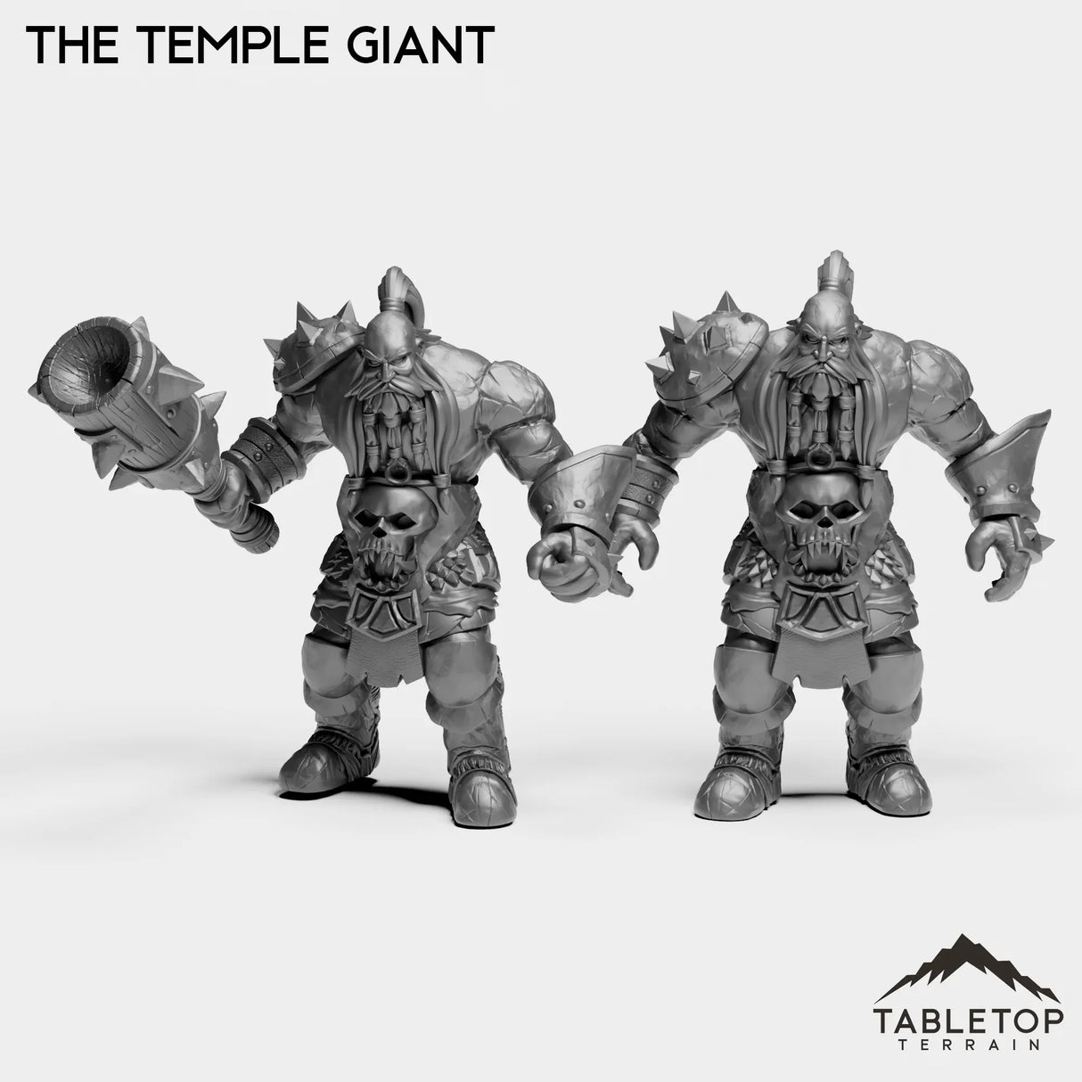 Tabletop Terrain Miniature Full Set The Temple Giant