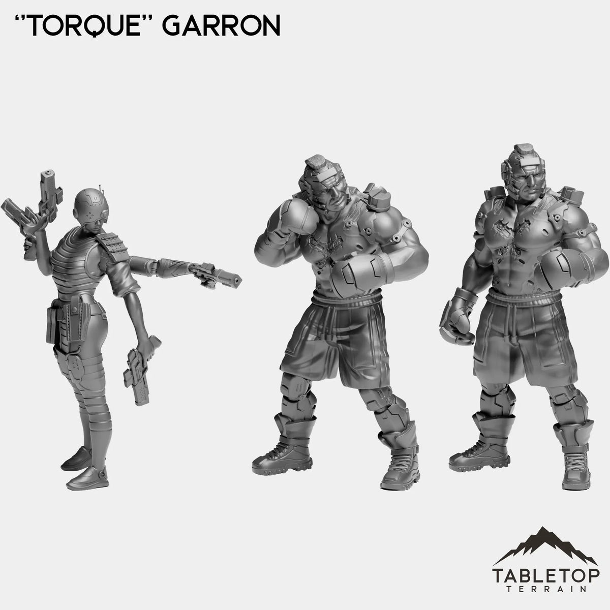 Tabletop Terrain Miniature Full Set ''Torque'' Garron