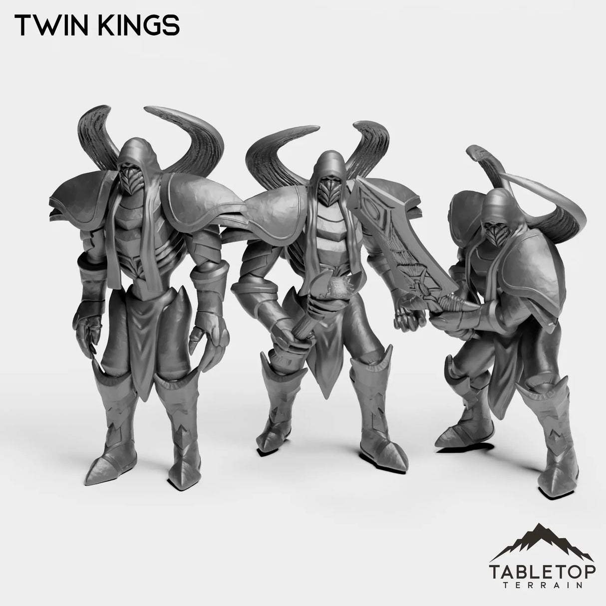 Tabletop Terrain Miniature Full Set Twin Kings