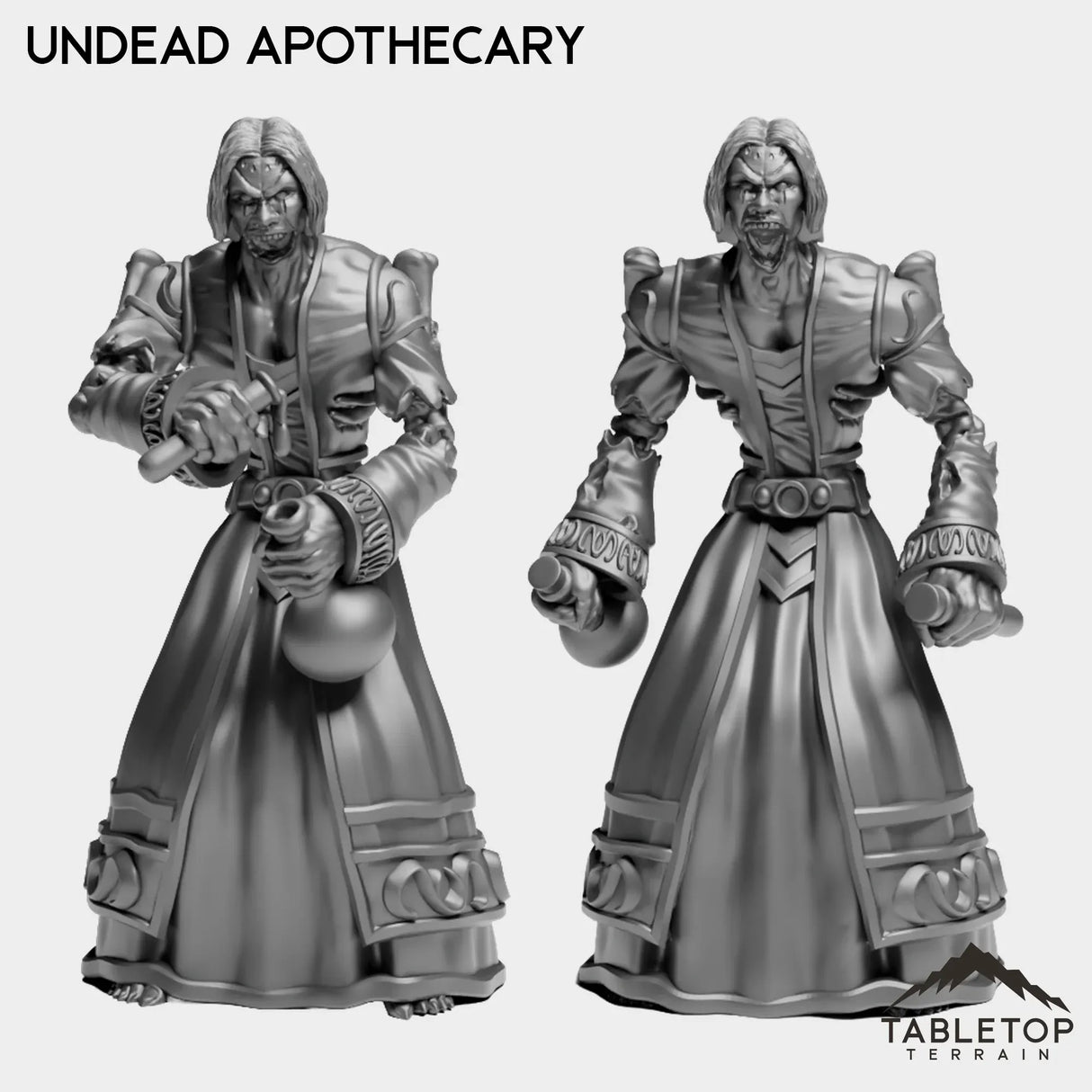 Tabletop Terrain Miniature Full Set Undead Apothecary