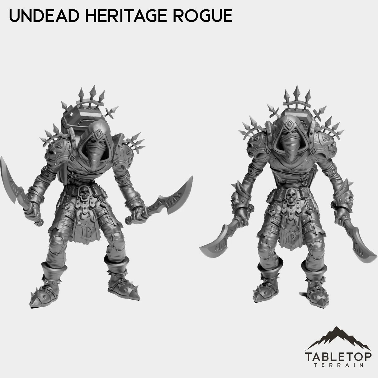 Tabletop Terrain Miniature Full Set Undead Heritage Rogue