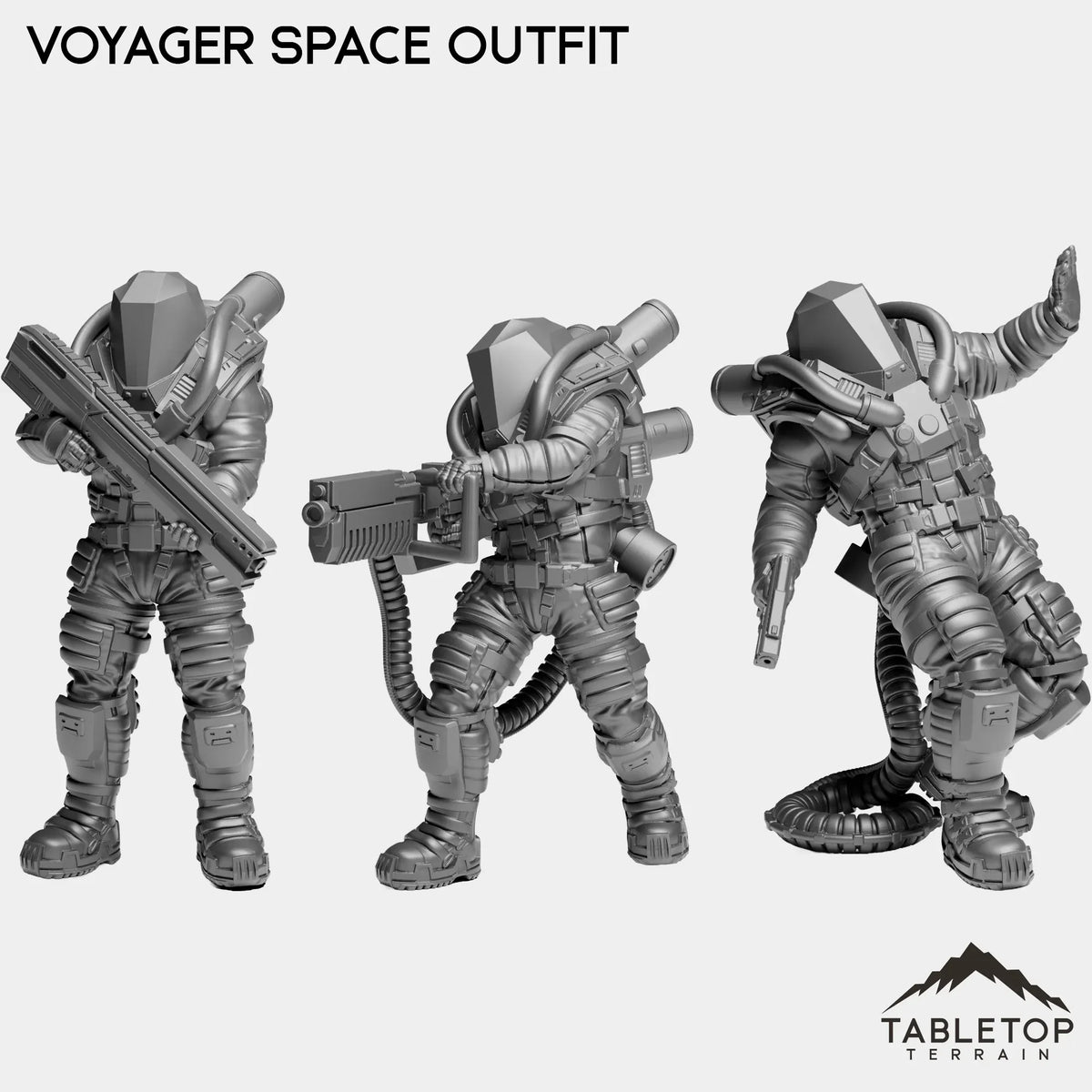 Tabletop Terrain Miniature Full Set Voyager Space Outfit