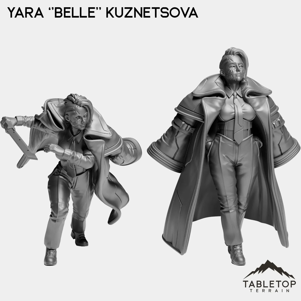 Tabletop Terrain Miniature Full Set Yara ''Belle'' Kuznetsova