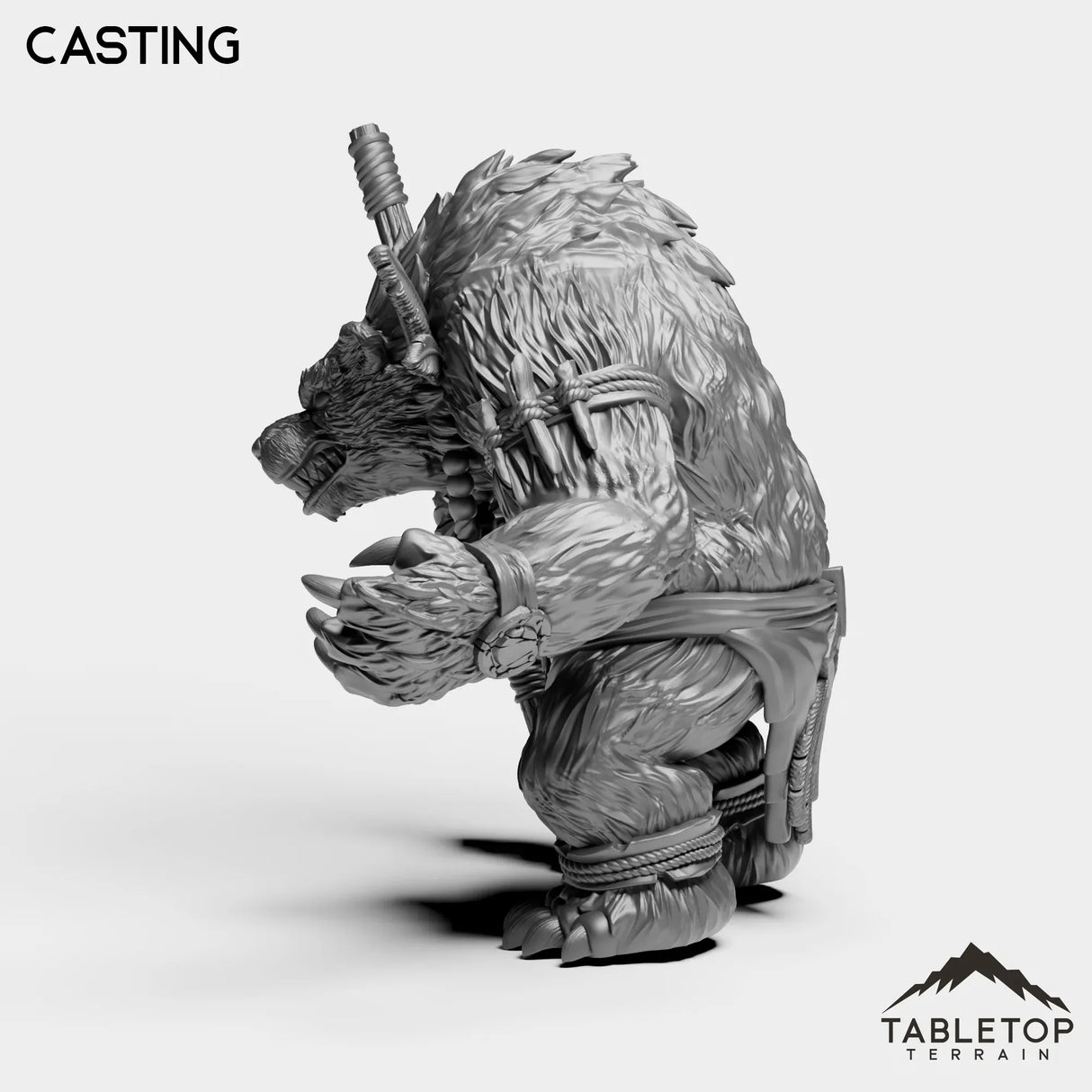 Tabletop Terrain Miniature Furbolg Caster