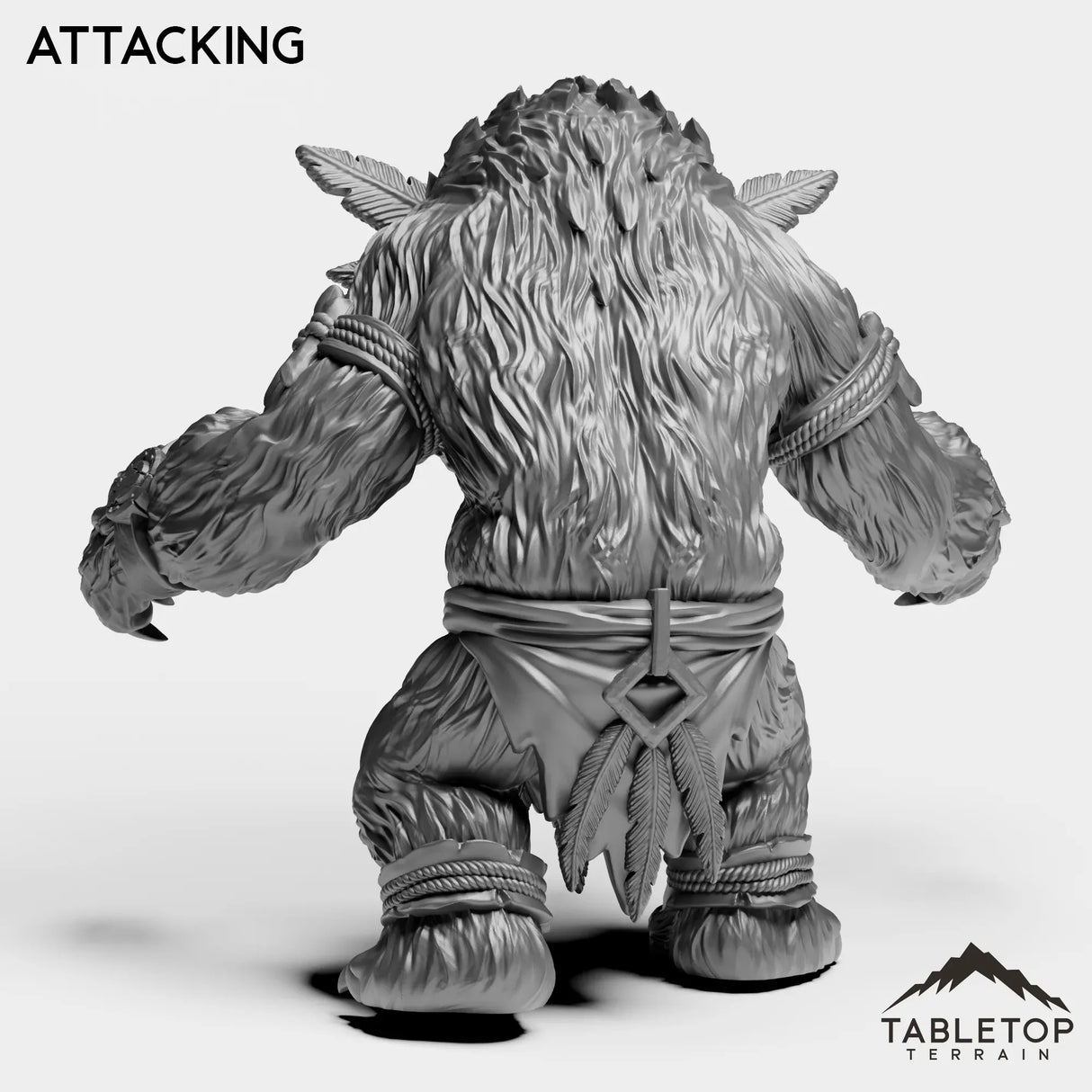 Tabletop Terrain Miniature Furbolg Feral