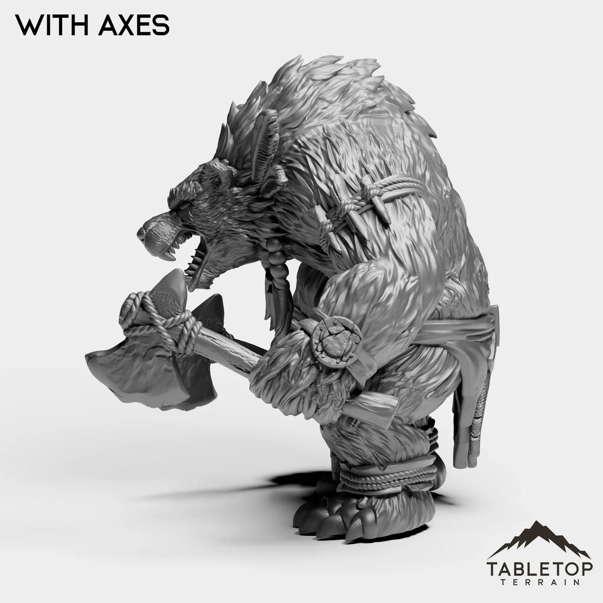 Tabletop Terrain Miniature Furbolg Feral