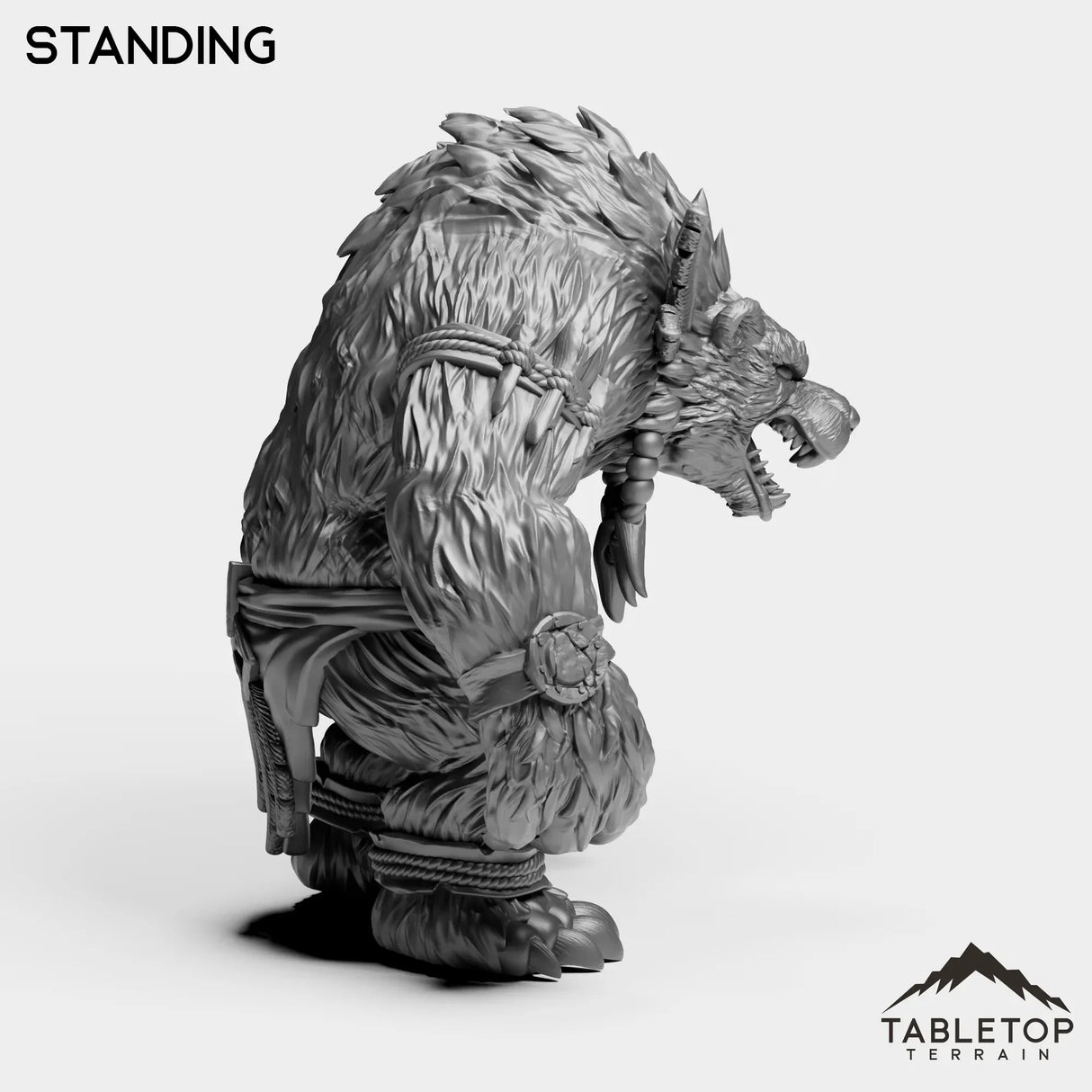 Tabletop Terrain Miniature Furbolg Feral