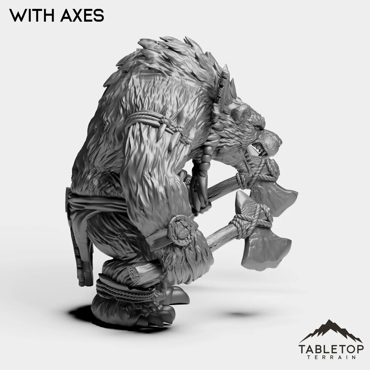 Tabletop Terrain Miniature Furbolg Feral