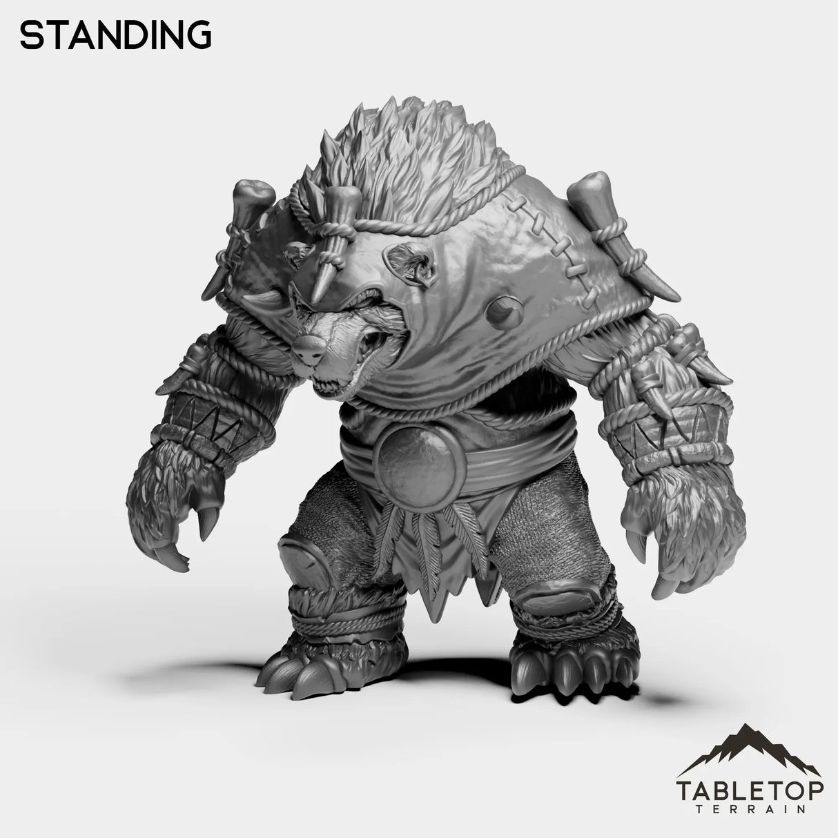Tabletop Terrain Miniature Furbolg Shaman Leader