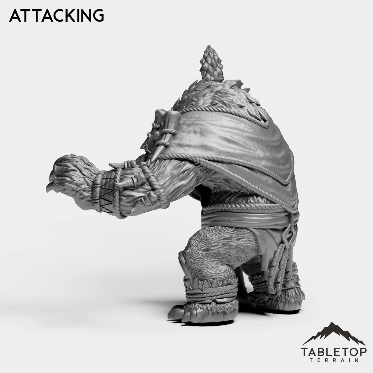 Tabletop Terrain Miniature Furbolg Shaman Leader