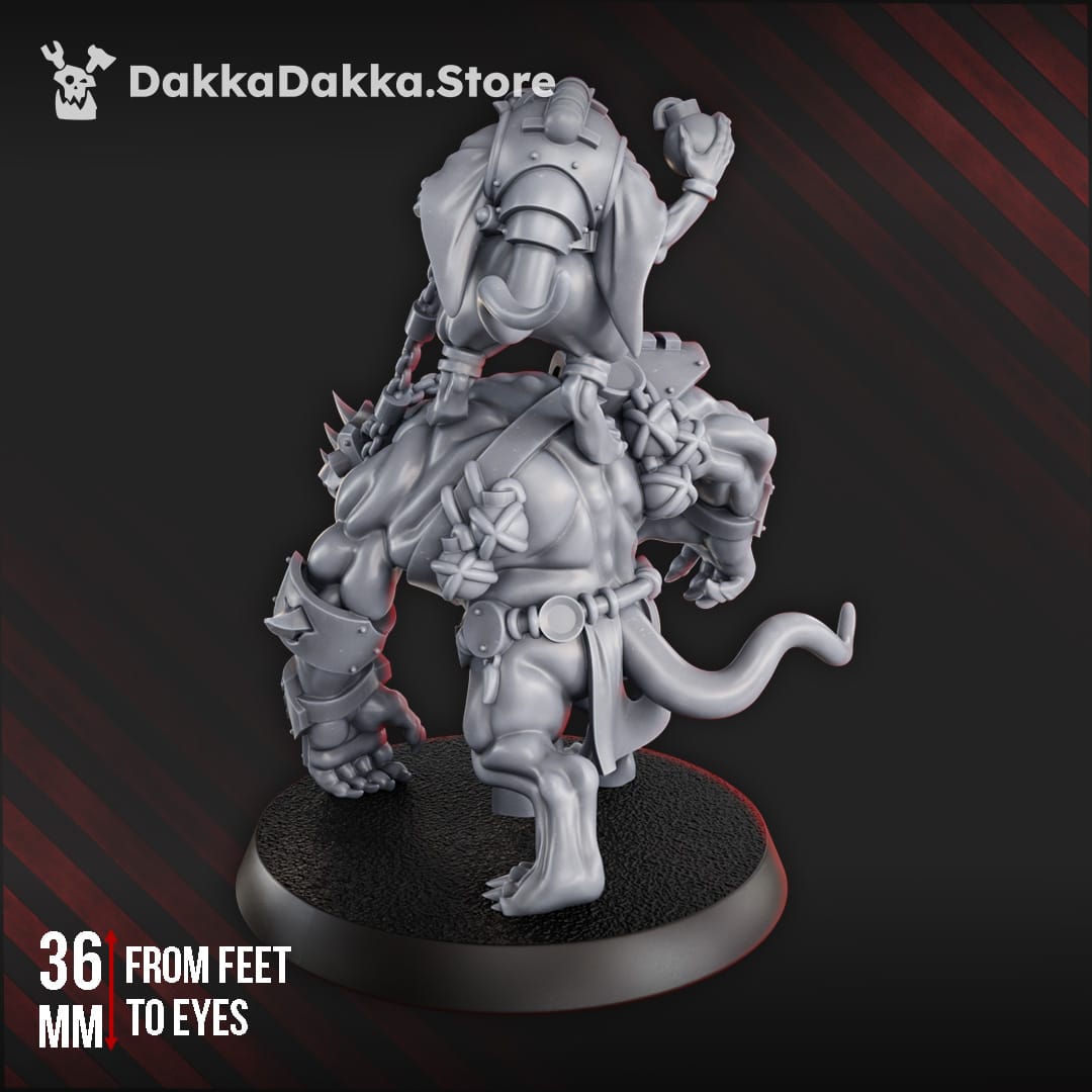 Tabletop Terrain Miniature Gargant Digger Rat