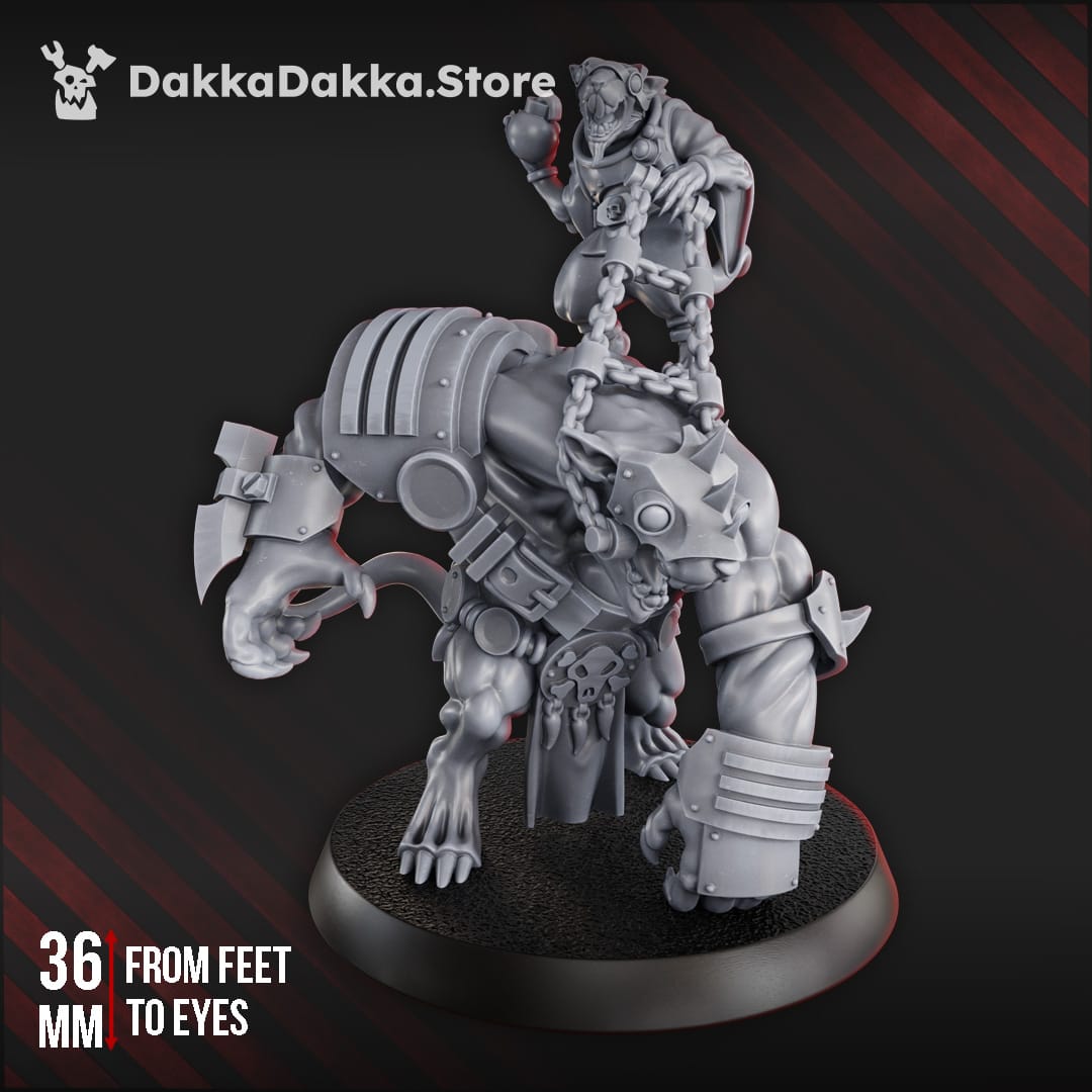 Tabletop Terrain Miniature Gargant Digger Rat