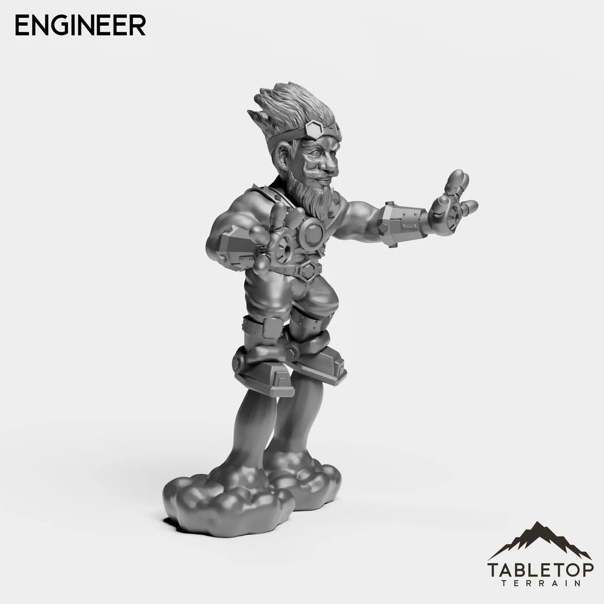 Tabletop Terrain Miniature Gnome Engineer