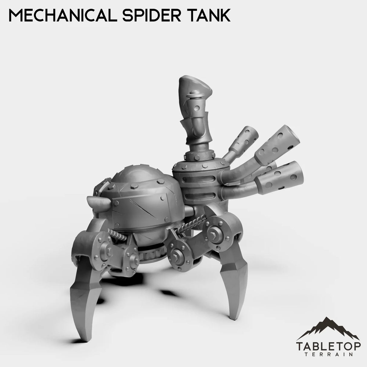 Tabletop Terrain Miniature Gnome Mechanical Spider Tank