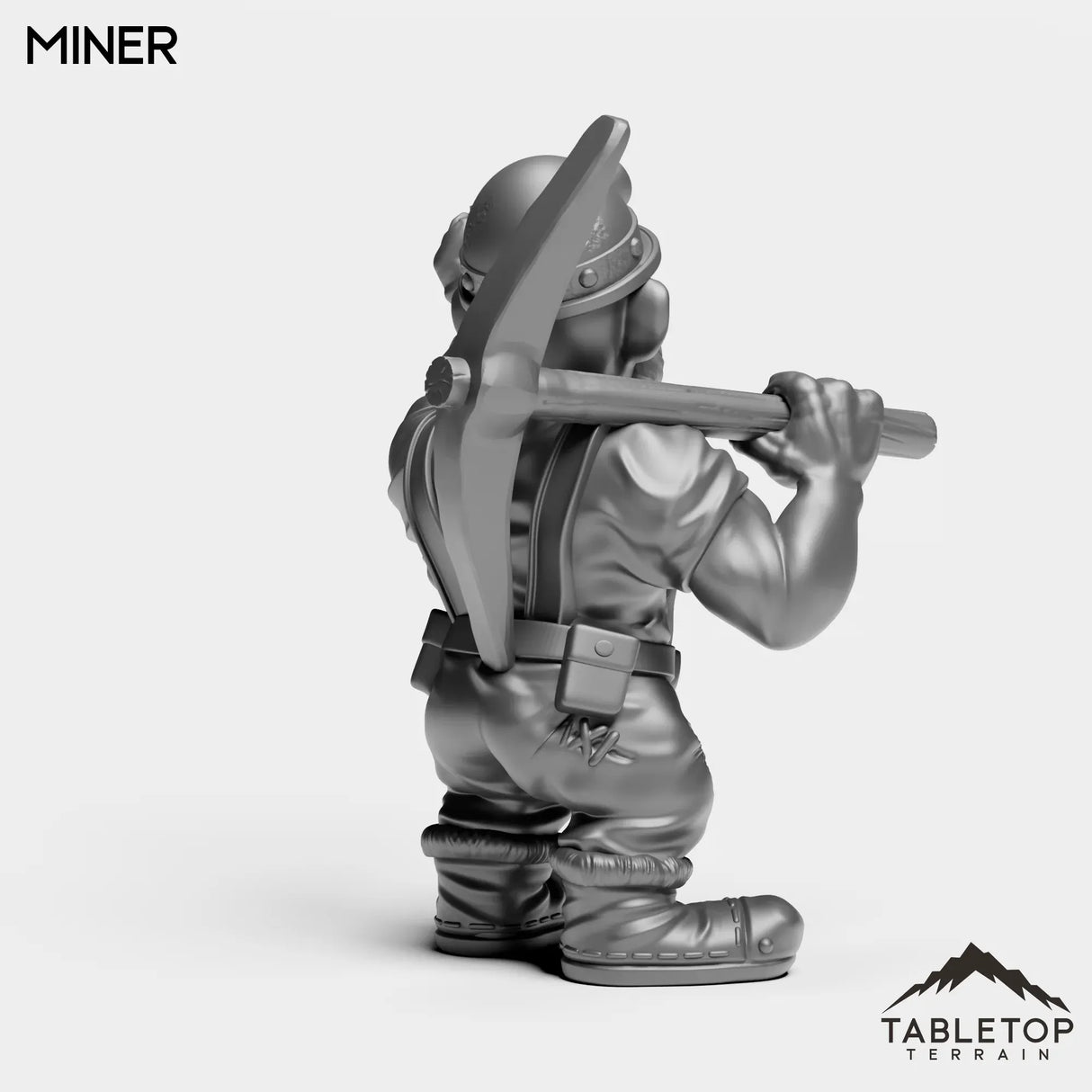 Tabletop Terrain Miniature Gnome Miner