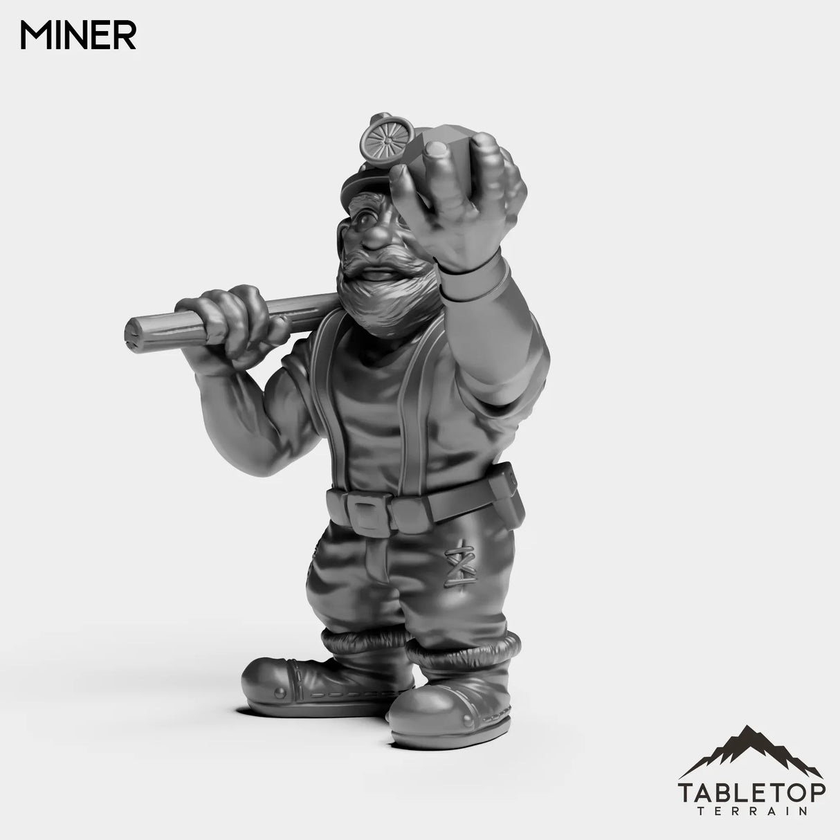 Tabletop Terrain Miniature Gnome Miner
