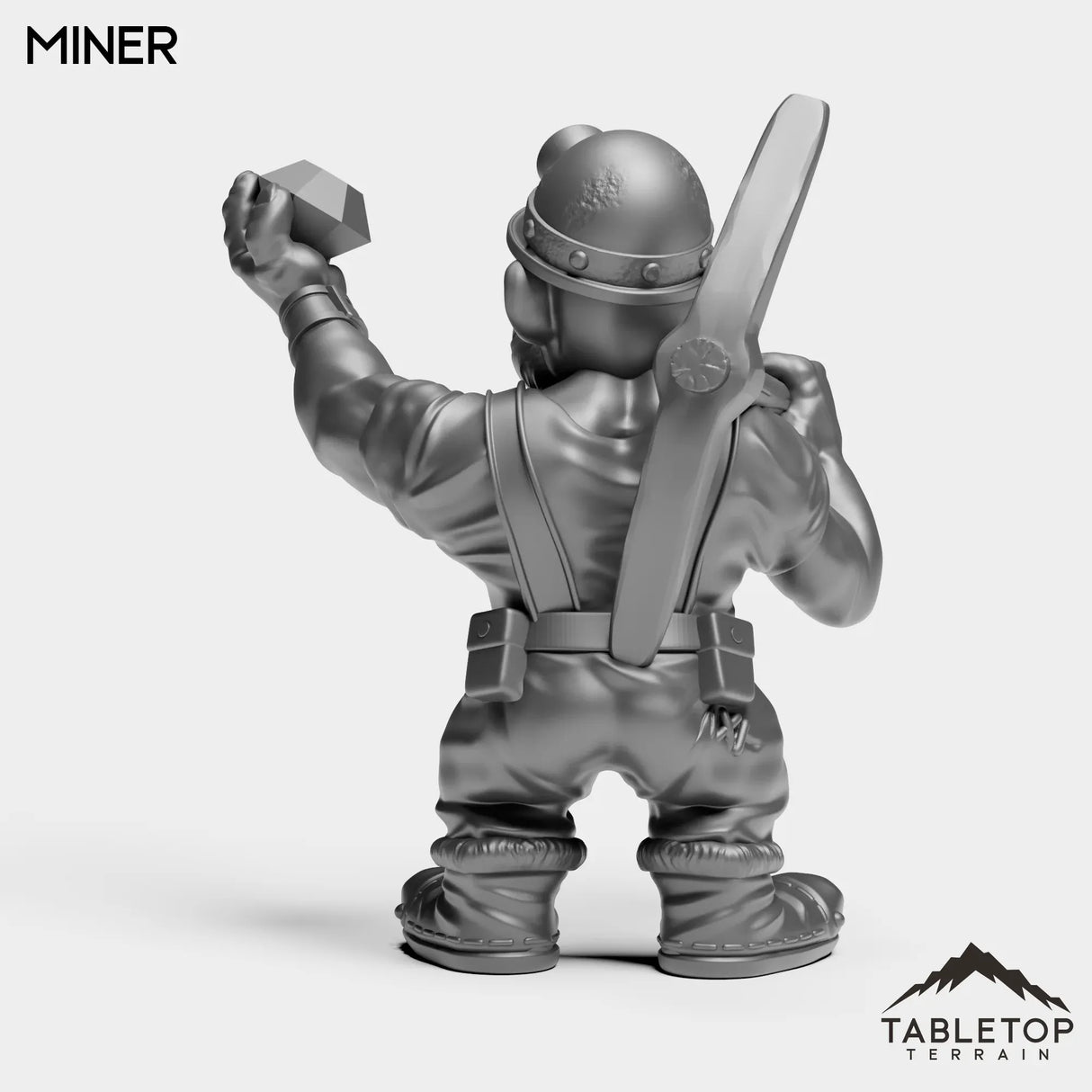 Tabletop Terrain Miniature Gnome Miner