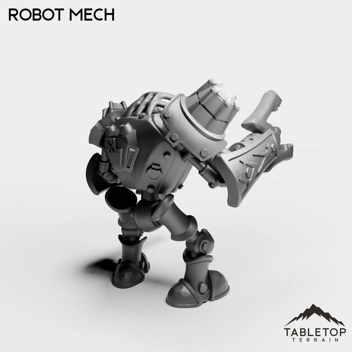 Tabletop Terrain Miniature Gnome Robot Mech