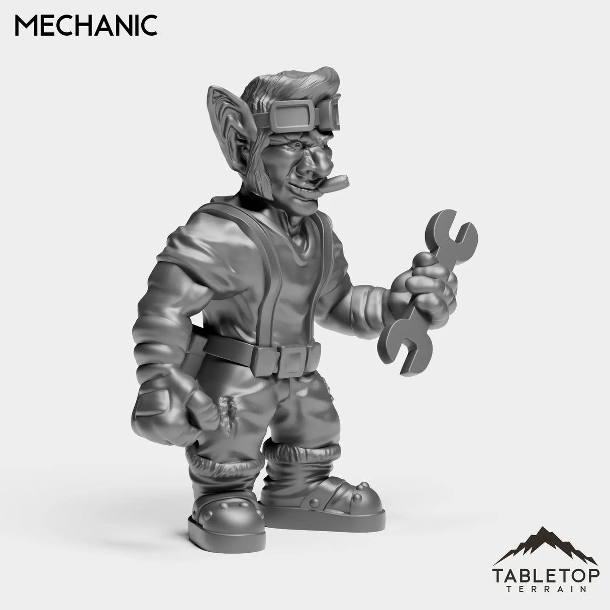 Tabletop Terrain Miniature Goblin Mechanic