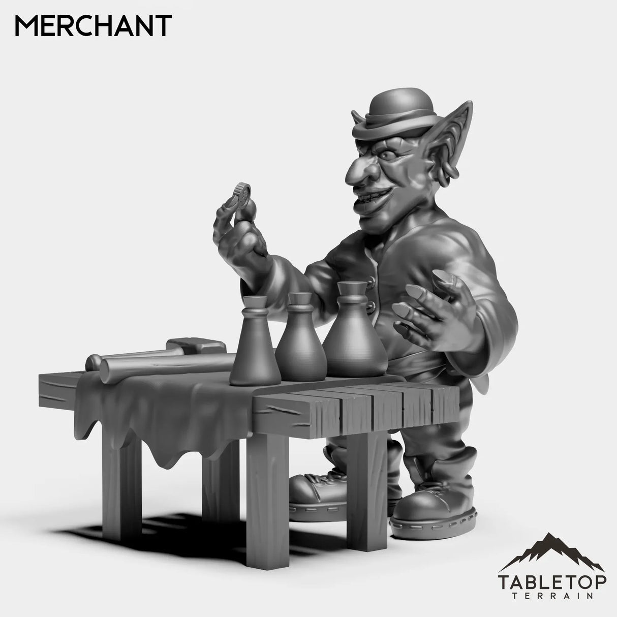 Tabletop Terrain Miniature Goblin Merchant