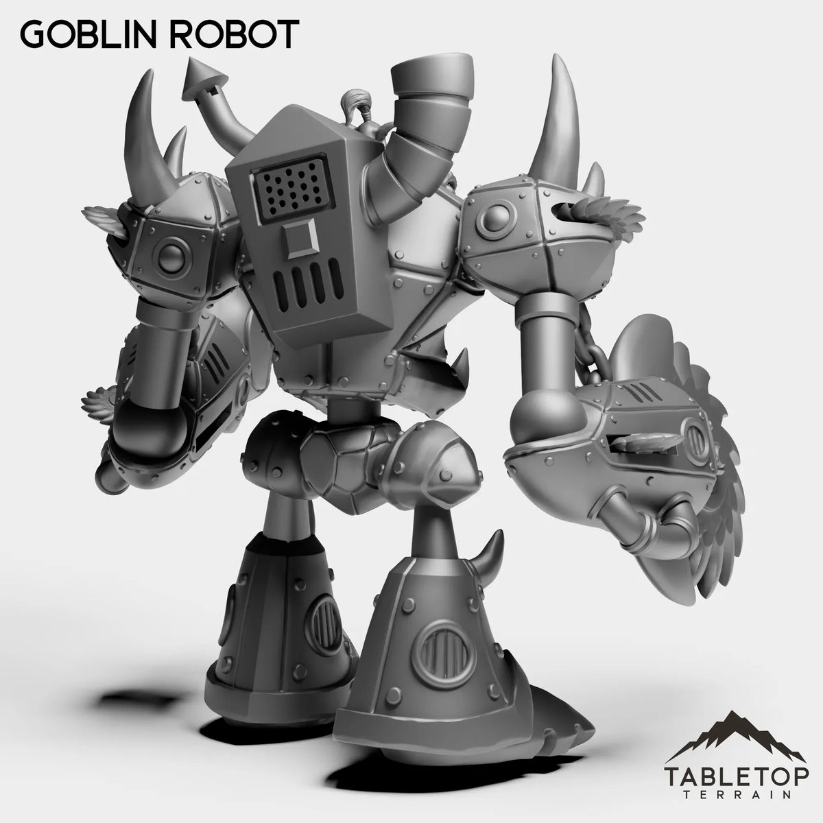 Tabletop Terrain Miniature Goblin Robot