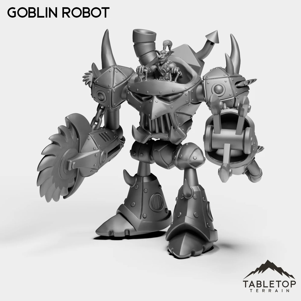 Tabletop Terrain Miniature Goblin Robot