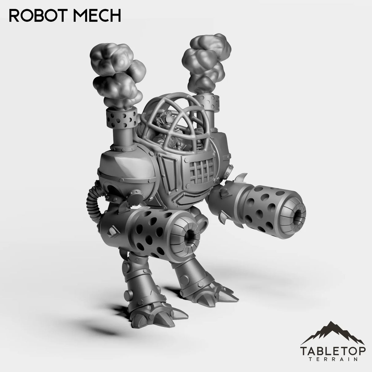 Tabletop Terrain Miniature Goblin Robot Mech