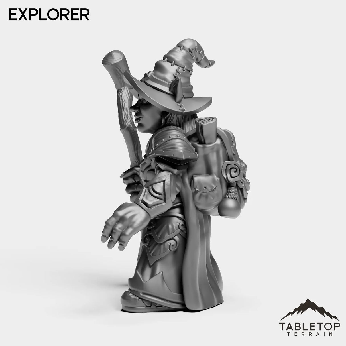 Tabletop Terrain Miniature Goblin Warlock Female