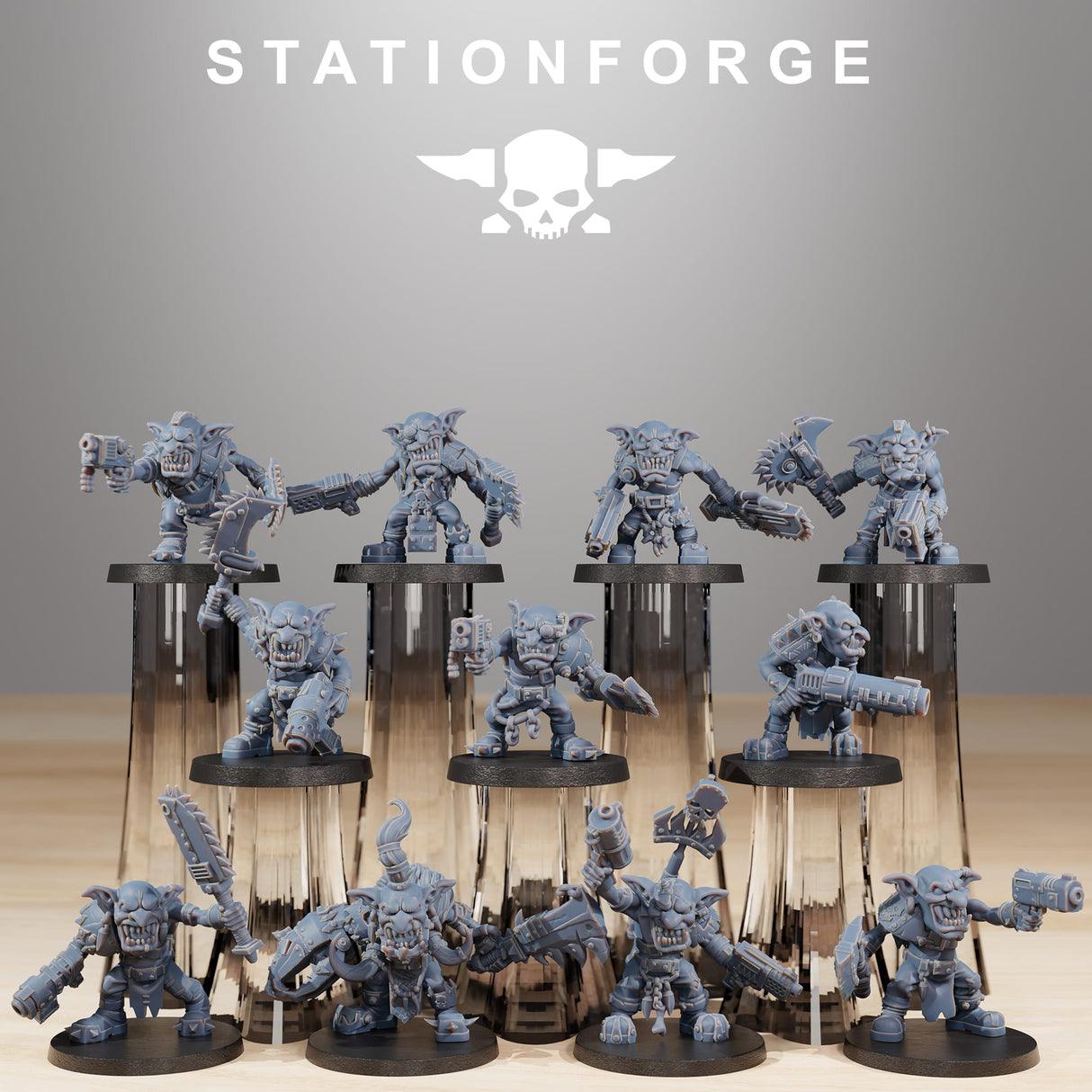 Tabletop Terrain Miniature Gobs Berserkers