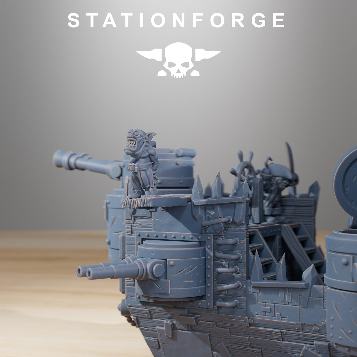Tabletop Terrain Miniature Gobs Pearl Battle Ship