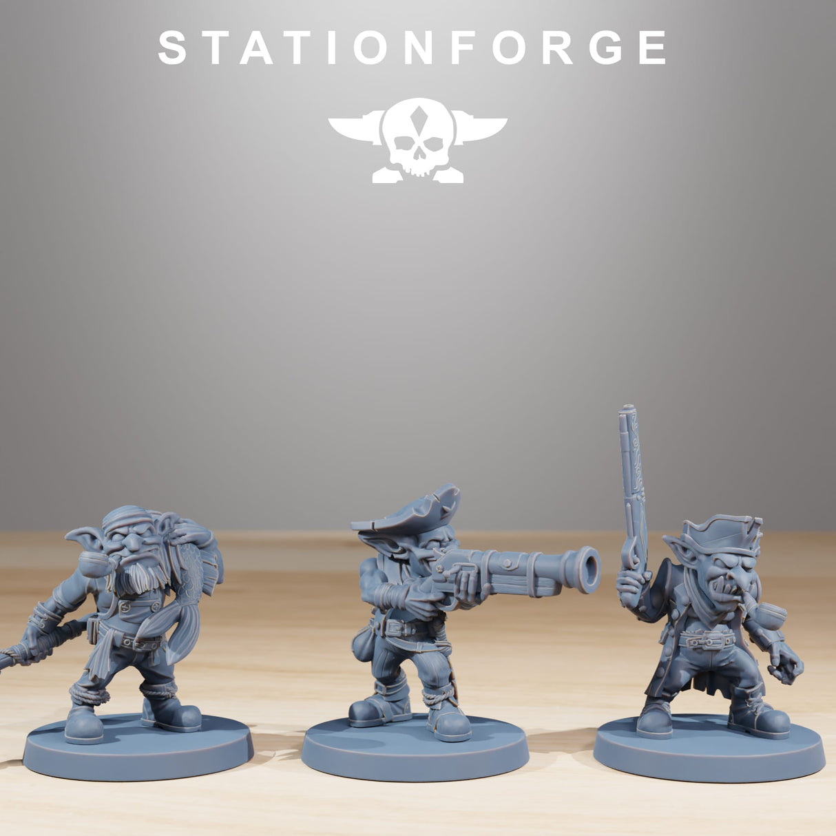Tabletop Terrain Miniature Gobs Pirates