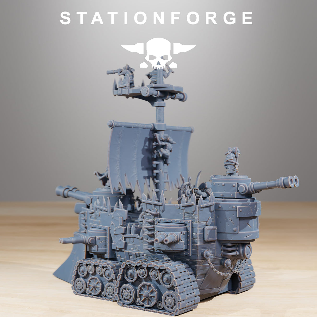 Tabletop Terrain Miniature Gobs Short Pearl Battle Ship