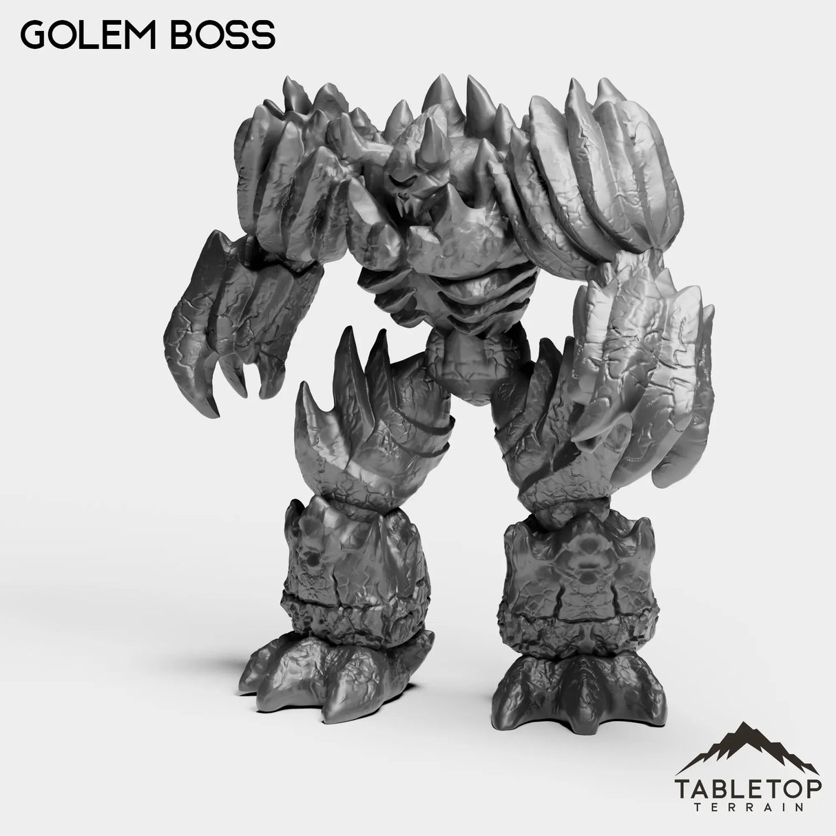 Tabletop Terrain Miniature Golem Boss