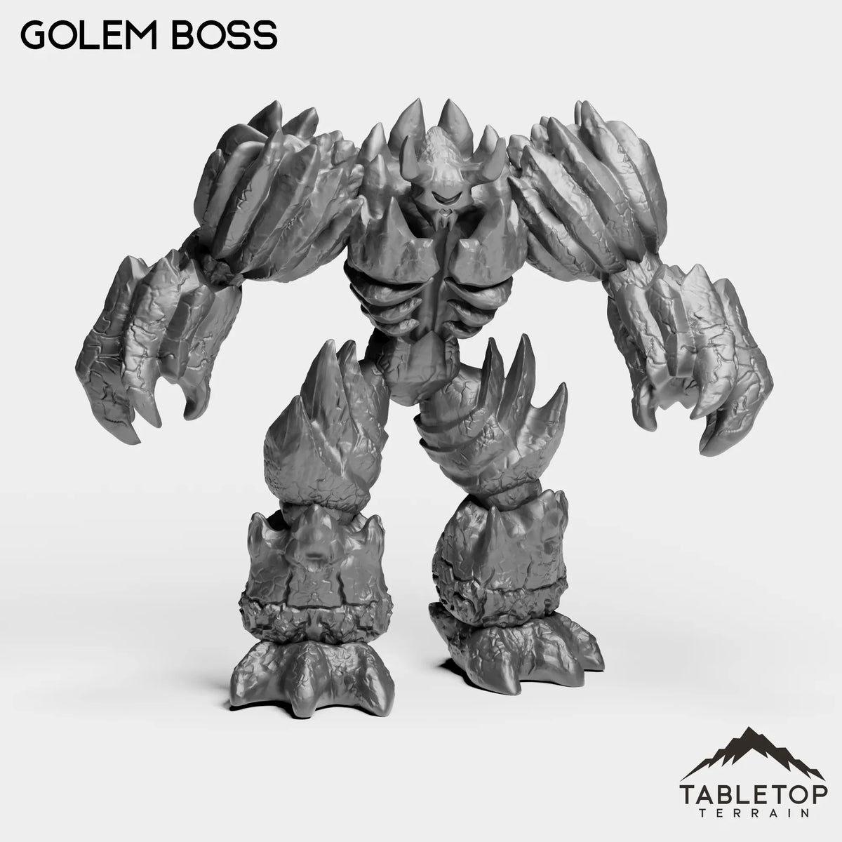 Tabletop Terrain Miniature Golem Boss