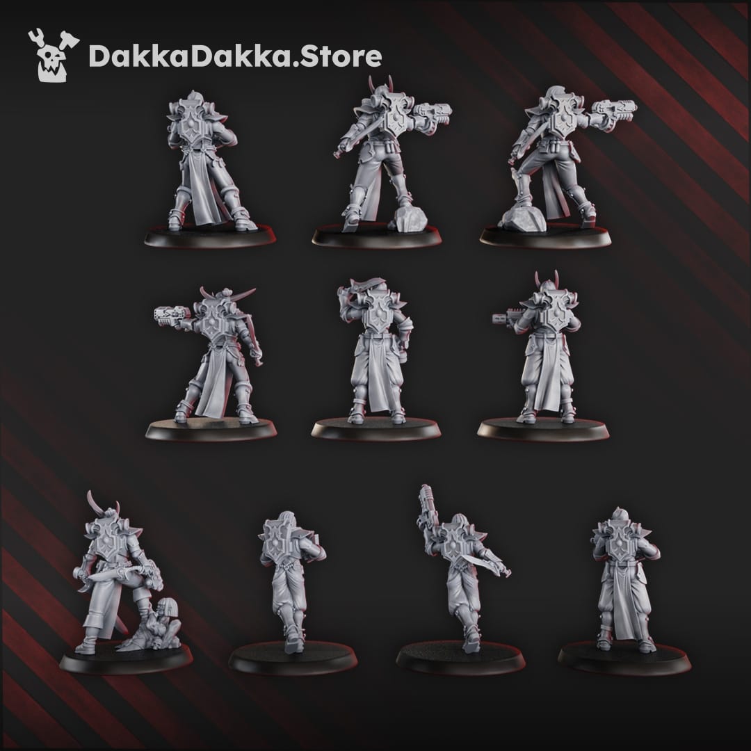 Tabletop Terrain Miniature Gomorrah Idolaters Squad (x19)