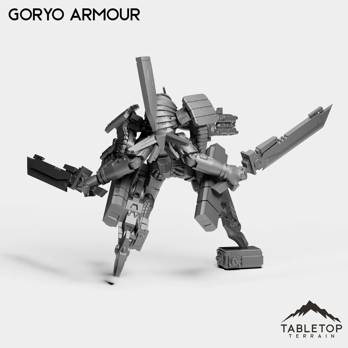 Tabletop Terrain Miniature Goryo Armour - Street Samurai