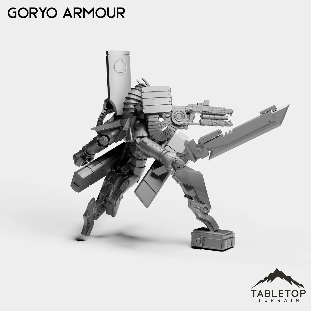 Tabletop Terrain Miniature Goryo Armour - Street Samurai