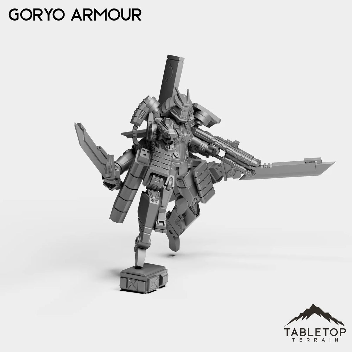Tabletop Terrain Miniature Goryo Armour - Street Samurai