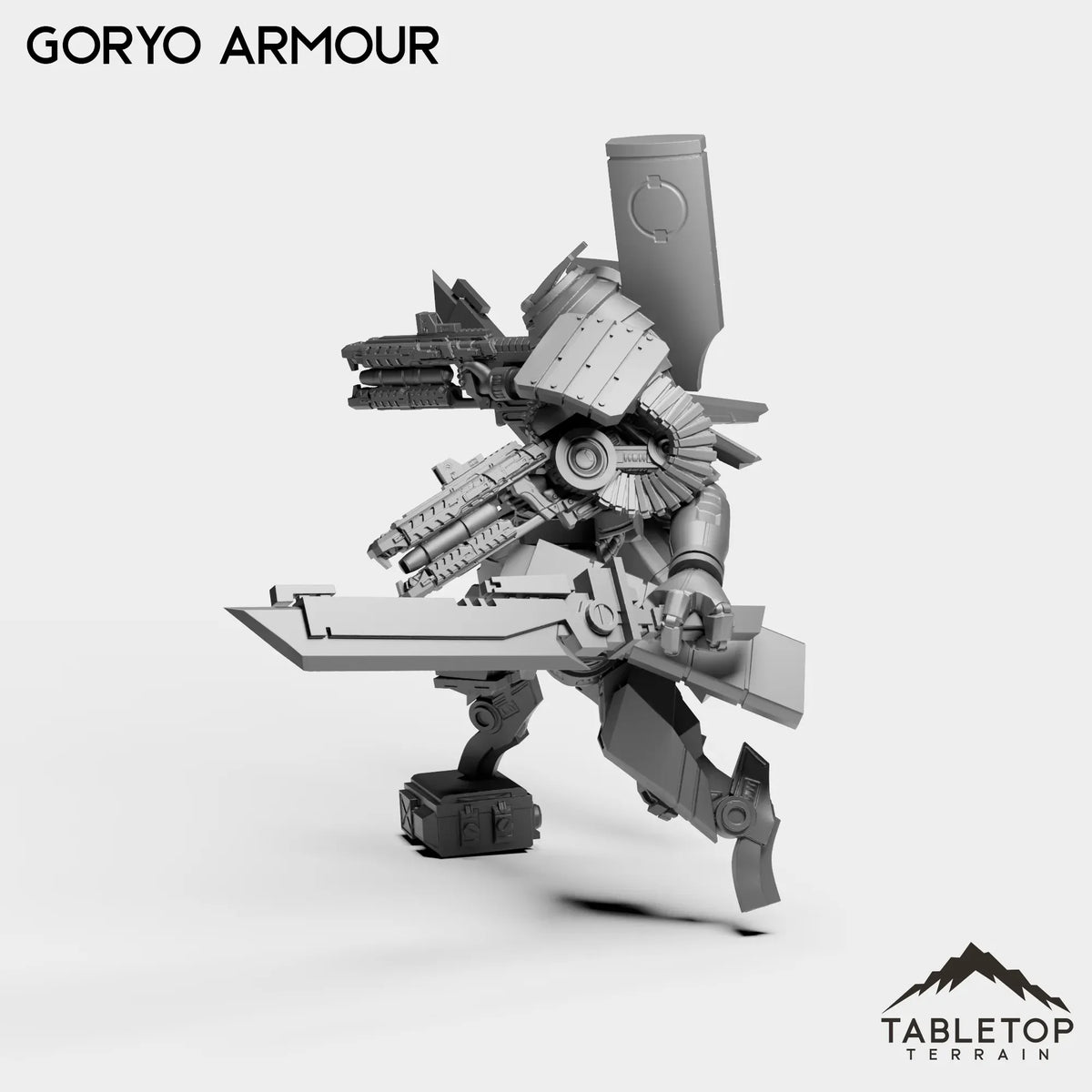 Tabletop Terrain Miniature Goryo Armour - Street Samurai