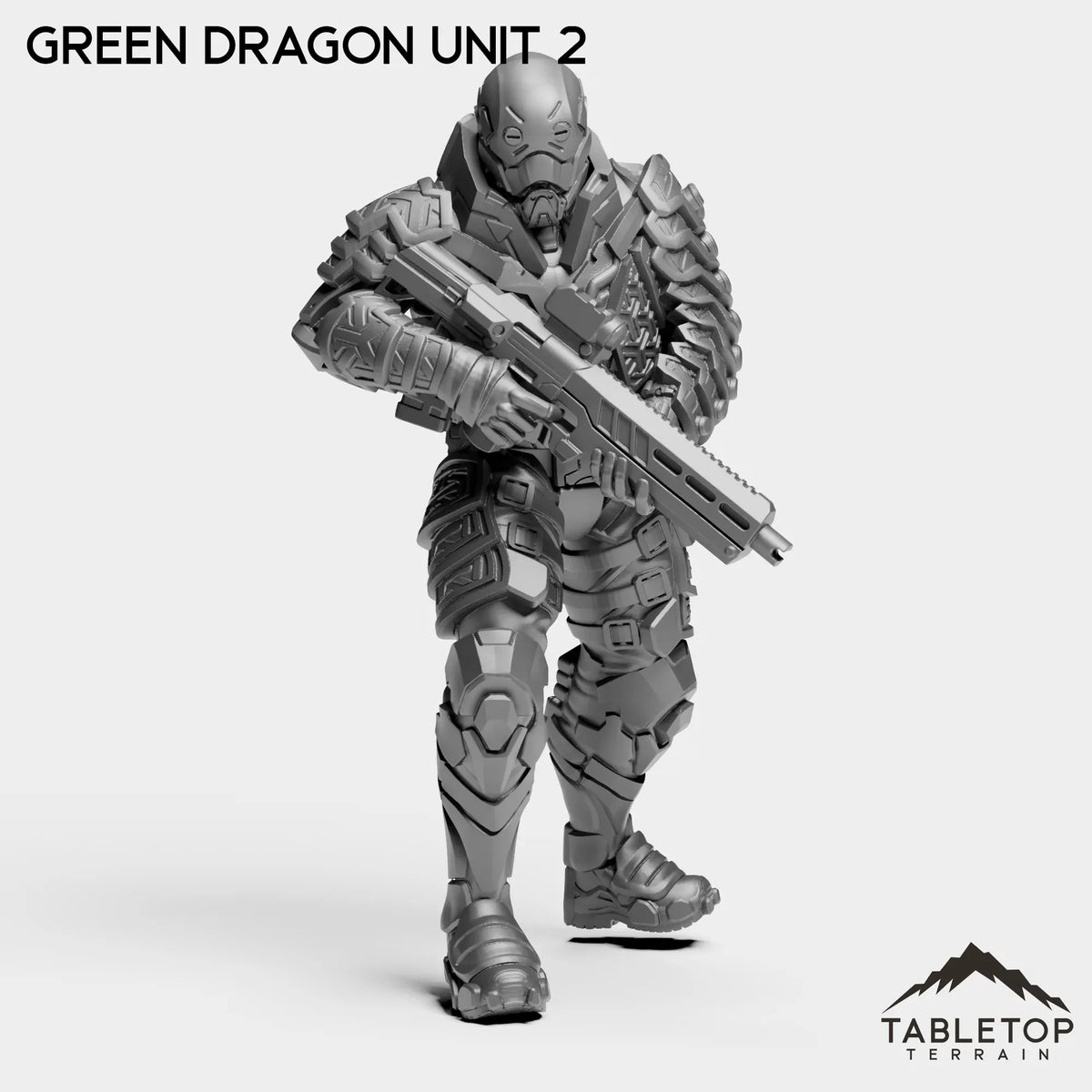 Tabletop Terrain Miniature Green Dragon Unit 2 Green Dragon Unit - Black Lotus Squad