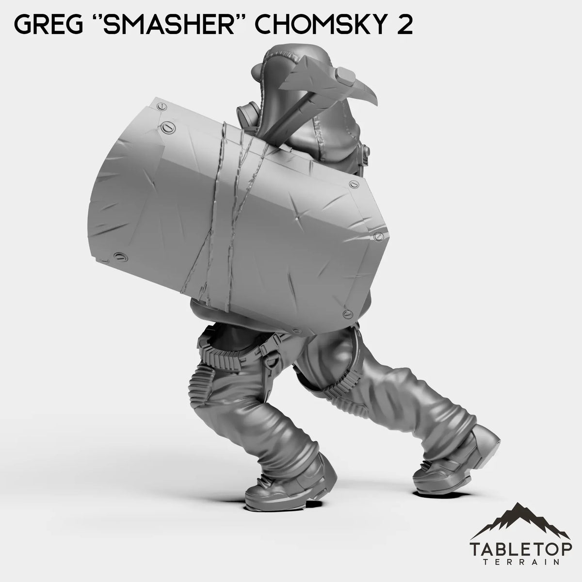 Tabletop Terrain Miniature Greg ''Smasher'' Chomsky - Hashtag Rioters