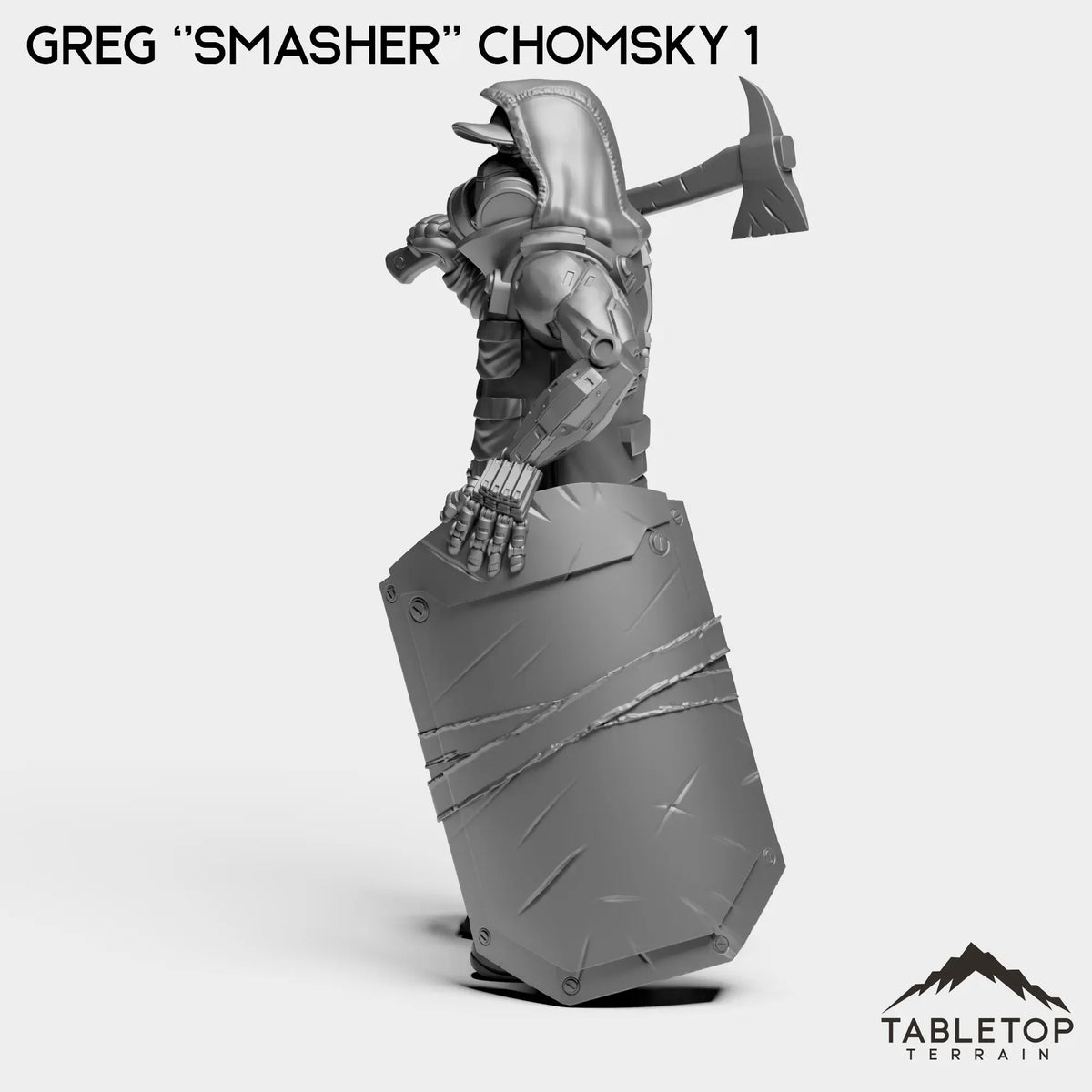 Tabletop Terrain Miniature Greg ''Smasher'' Chomsky - Hashtag Rioters
