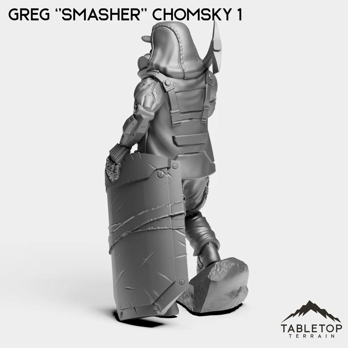 Tabletop Terrain Miniature Greg ''Smasher'' Chomsky - Hashtag Rioters