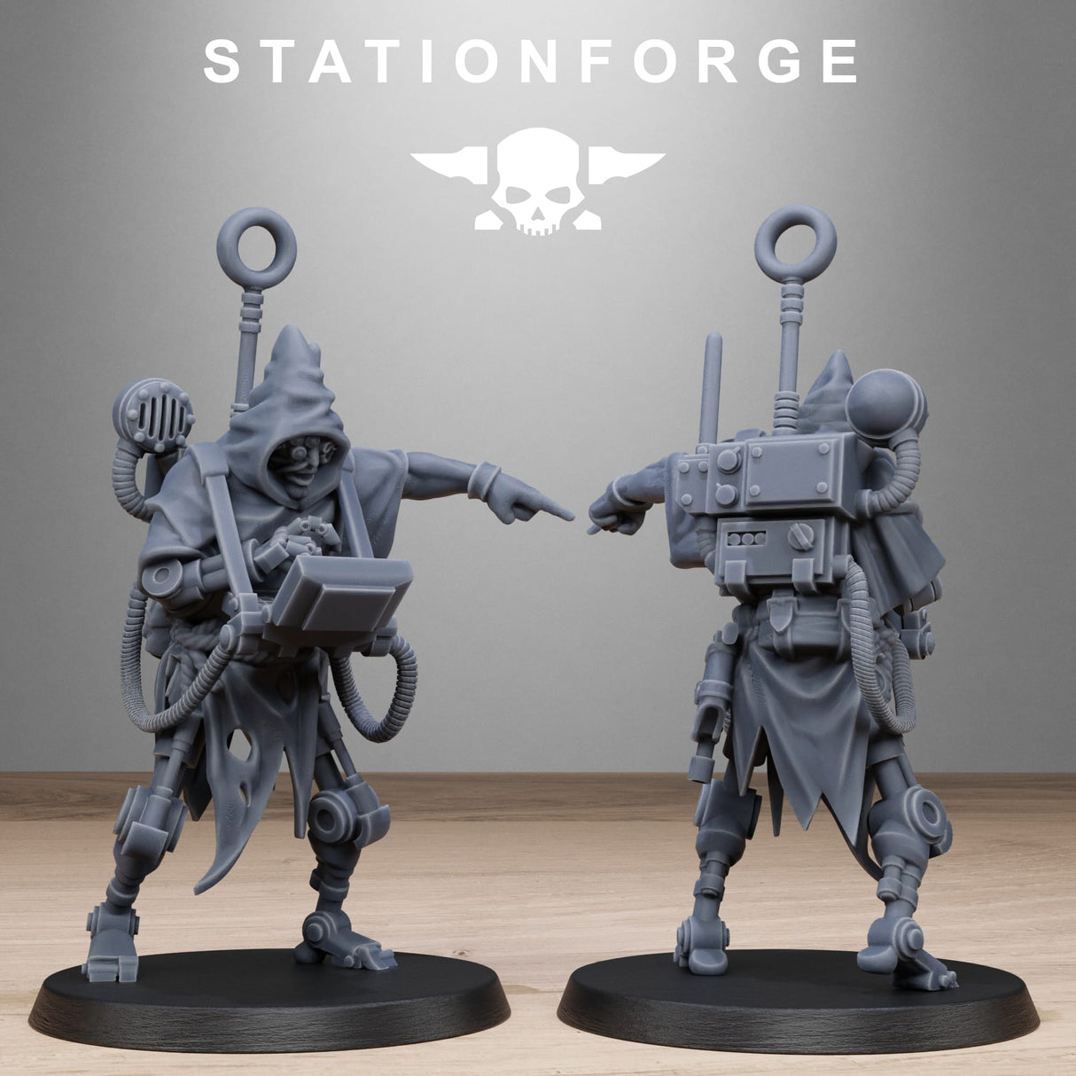 Tabletop Terrain Miniature GrimCorp Scrap Operatives