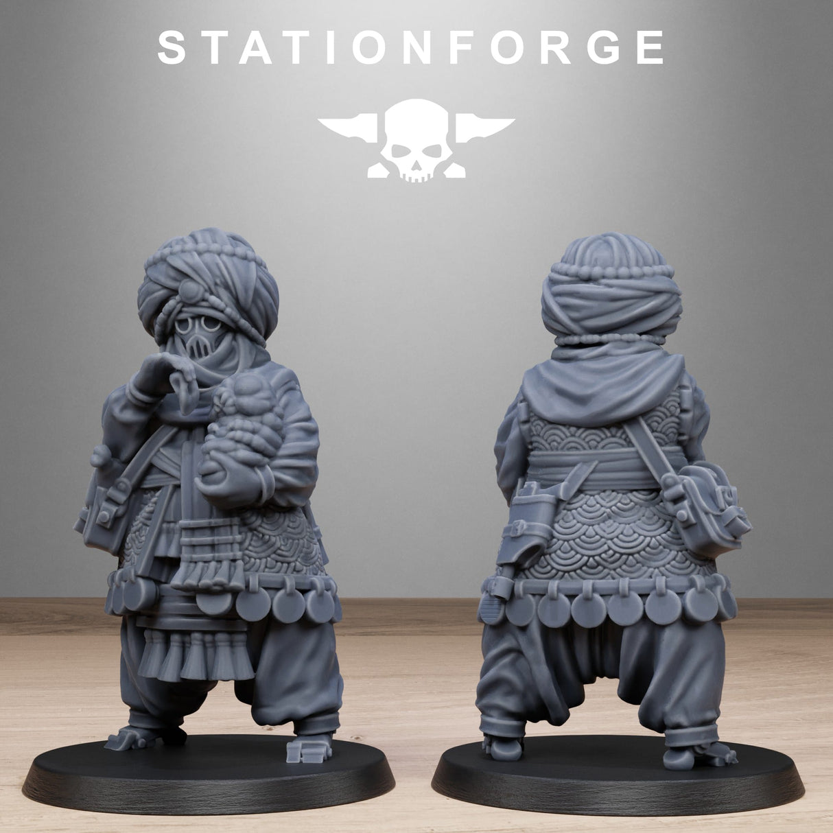 Tabletop Terrain Miniature GrimCorp Scrap Operatives
