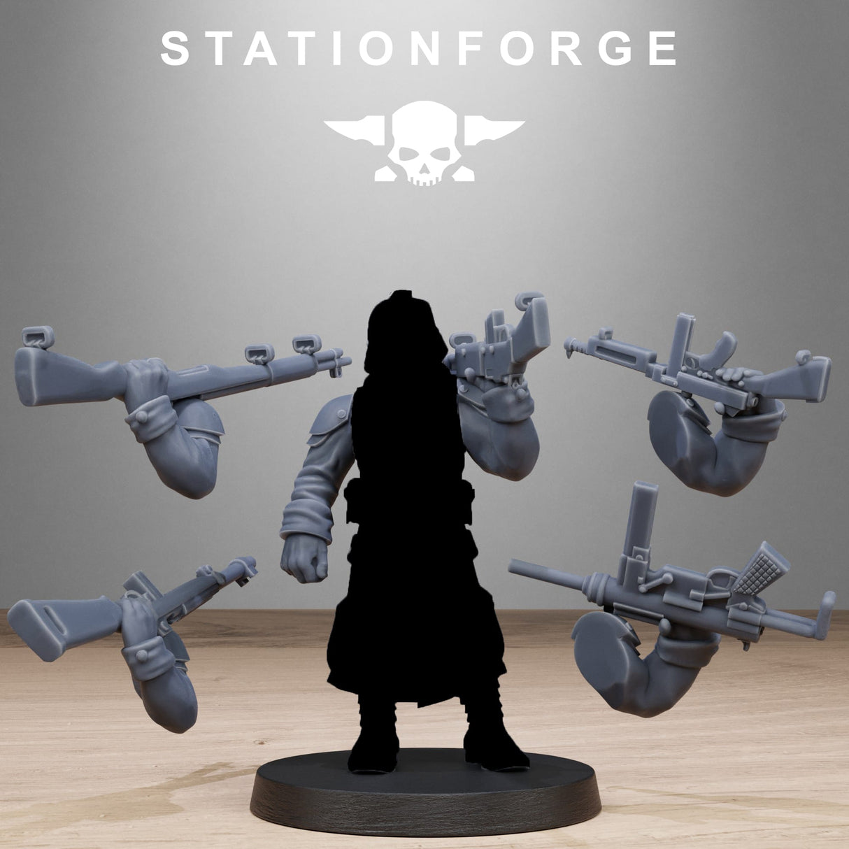 Tabletop Terrain Miniature GrimGuard American Weapon Pack