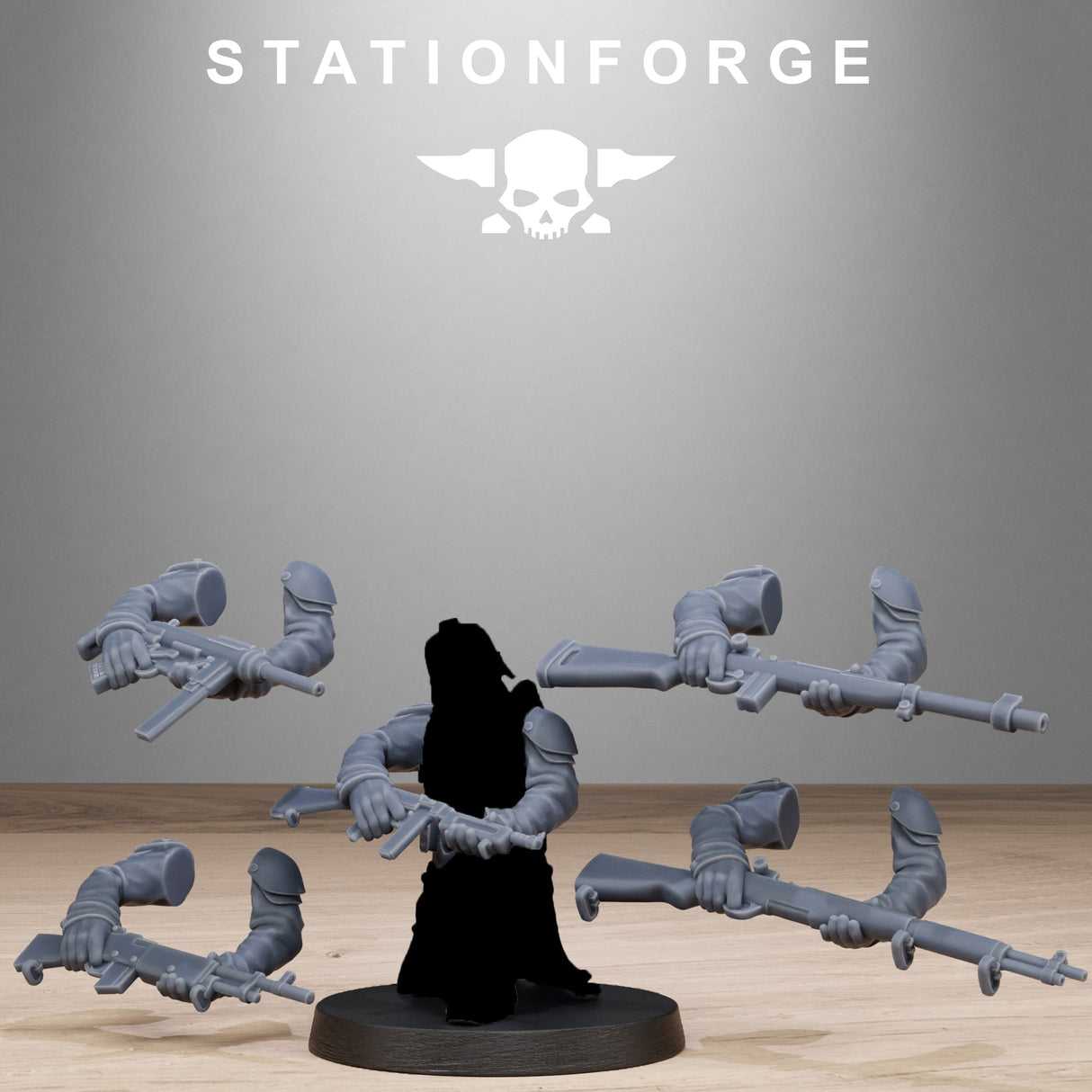 Tabletop Terrain Miniature GrimGuard American Weapon Pack