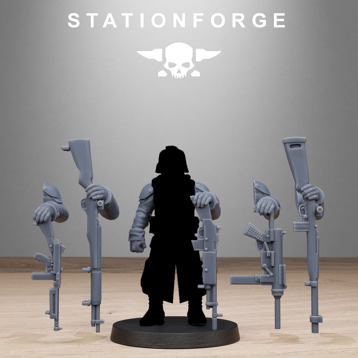 Tabletop Terrain Miniature GrimGuard American Weapon Pack